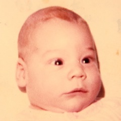 Dave as a baby